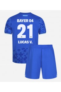 Bayer Leverkusen Lucas Vazquez #21 Babyklær Tredje Fotballdrakt til barn 2025-26 Korte ermer (+ Korte bukser)